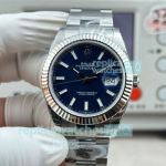 WKD Factory Swiss Replica Rolex Datejust II Blue Dial Swiss 3235 Stainless Steel Watch 